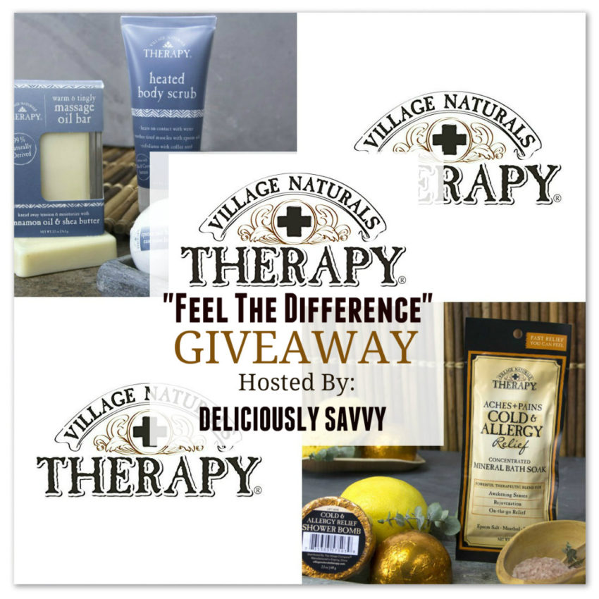 Village Naturals Therapy “Feel The Difference” Giveaway