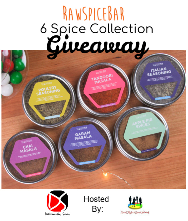 RawSpiceBar 6 Spice Collection Giveaway 
