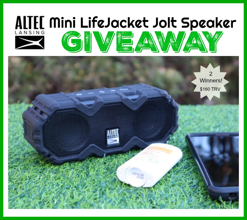 Altec Lansing Mini LifeJacket Jolt Speaker Giveaway ~ Ends 6/12 @SMGurusNetwork @AltecLansing #MySillyLittleGang