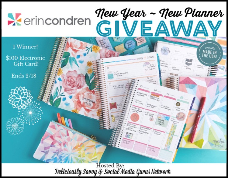 Erin Condren New Year ~ New Planner Giveaway ~ Ends 2/18 @SMGurusNetwork @ErinCondren #MySillyLittleGang