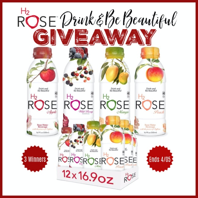 H2rOse Drink & Be Beautiful Giveaway ~ Ends 4/5 @DrinkH2rOse @SMGurusNetwork #MySillyLittleGang