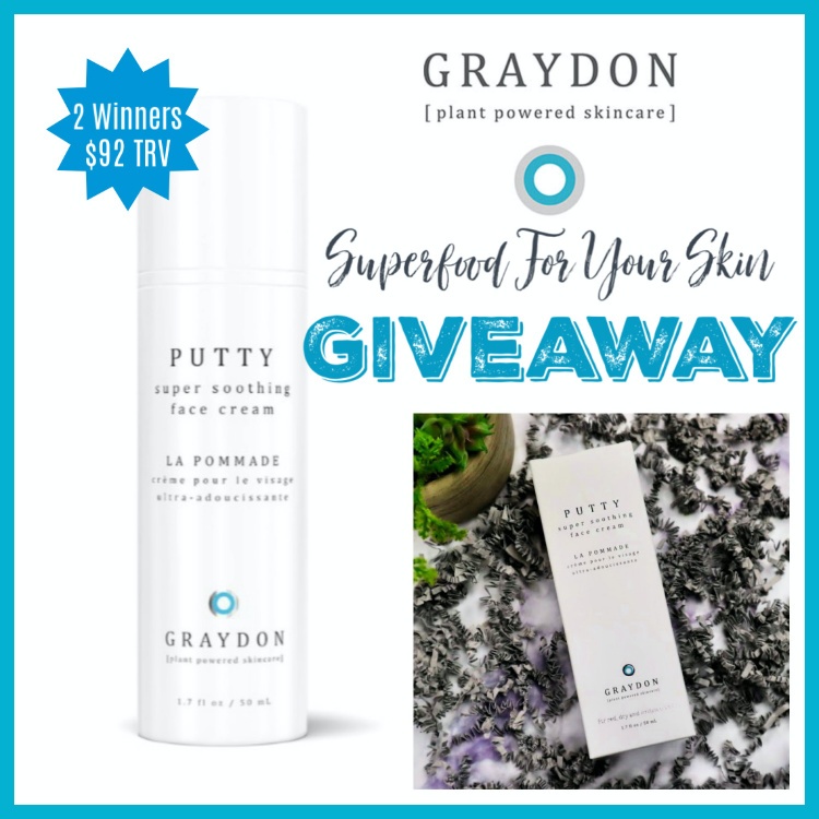 Graydon Skincare Superfood For Your Skin Giveaway ~ Ends 4/2 @GraydonSkincare @SMGurusNetwork #MySillyLittleGang