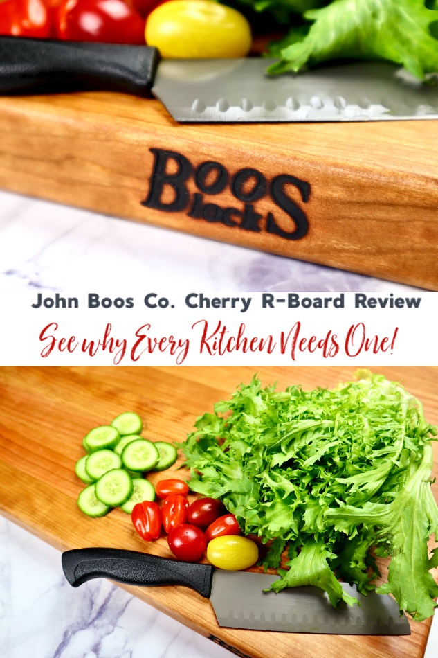 John Boos & Co. Cherry 1-½” Thick R-Board Cutting Board Giveaway ~ Ends 5/14 @JohnBoosCo @DeliciouslySavv #MySillyLittleGang