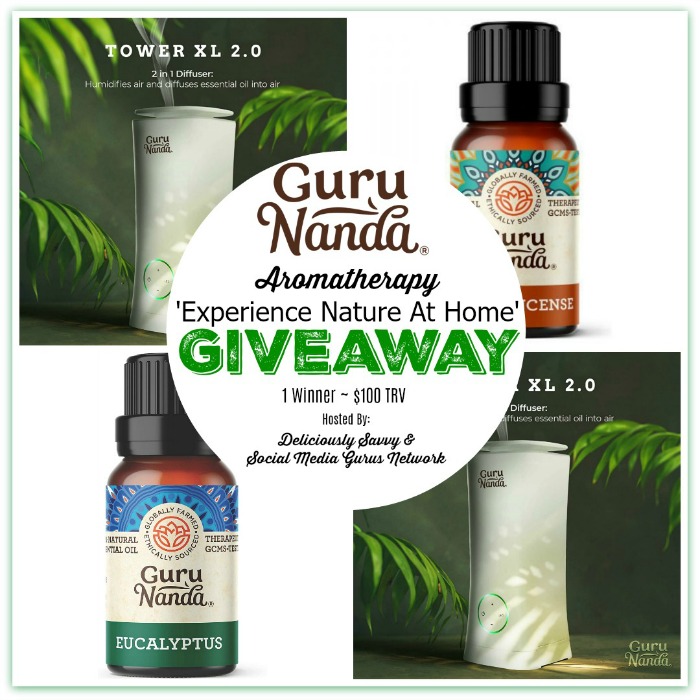 Experience Nature At Home” with Guru Nanda Essential Oils! (+