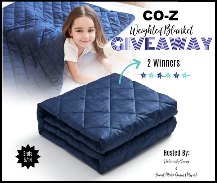 CO-Z Weighted Blanket Giveaway ~ Ends 5/14 @SMGurusNetwork  @DeliciouslySavv #MySillyLittleGang