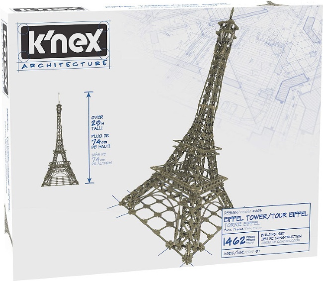 Think Outside Of The Blocks With K Nex Architecture Eiffel Tower Collectible Building Set For Adults Kids 9 Deliciously Savvy
