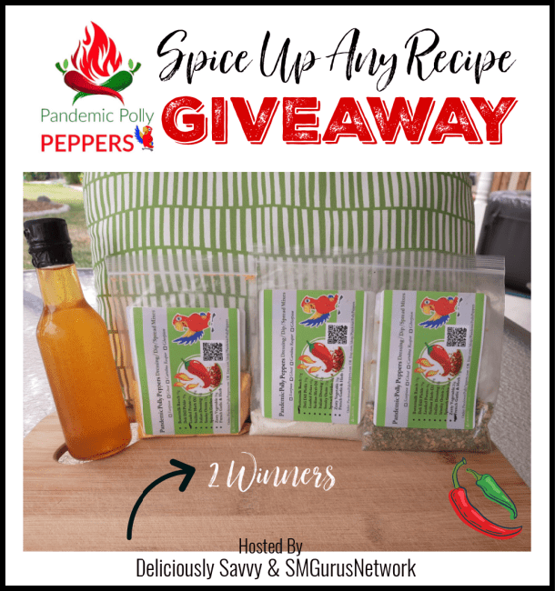 Pandemic Polly Peppers ‘Spice Up Any Recipe’ Giveaway ~ Ends 9/6 @PandemicPollyPeppers @deliciouslysavv #MySillyLittleGang