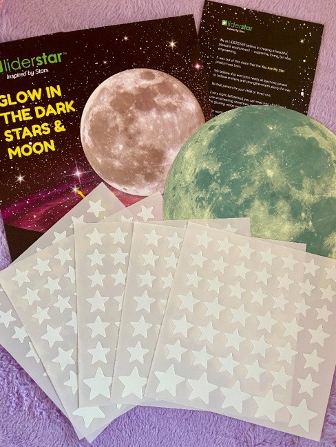 Liderstar Glow In The Dark Moon & Stars Sticker Set Giveaway ~ Ends 12/19 @LIDERSTARSTUDIO @DeliciouslySavv #MySillyLittleGang