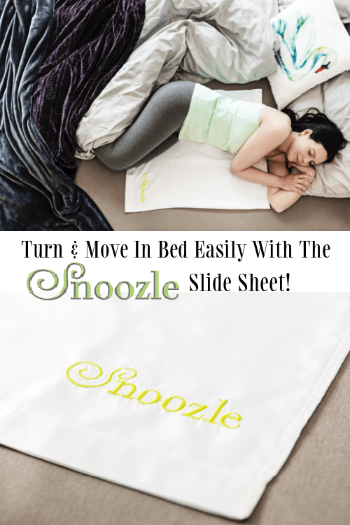 Turn & Move In Bed Easily With The Snoozle Slide Sheet! Deliciously Savvy