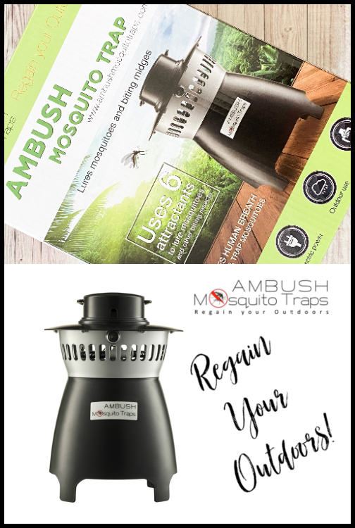 Ambush Mosquito Traps ‘Regain Your Outdoors’ 3 Winner Giveaway ~ Ends 3/31  @AmbushMosquitoTraps @deliciouslysavv #MySillyLittleGang
