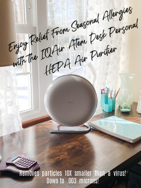IQAir Atem Desk Personal HEPA Air Purifier