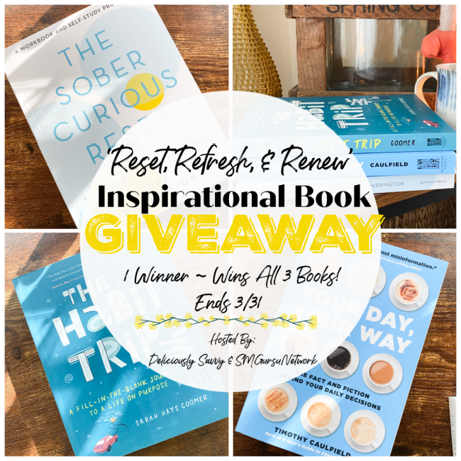 ‘Reset, Refresh and Renew’ Inspirational Books Giveaway ~ Ends 3/31 @Running_Press @deliciouslysavv #MySillyLittleGang