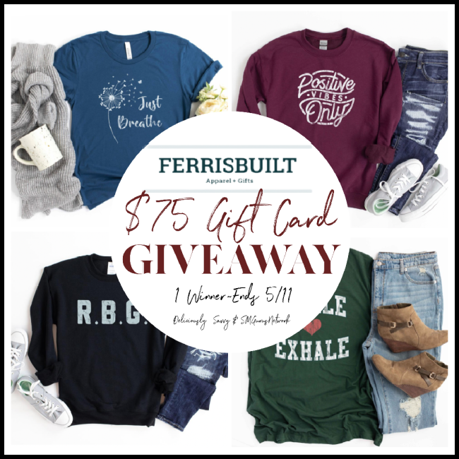 FerrisBuilt Apparel & Gifts $75 Gift Card Giveaway