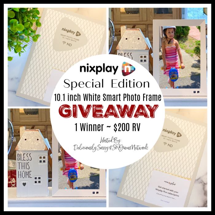 SMGN 2021DadsandGradsGiftGuide NIXPLAYGIVEAWAYSmallerversion 2 - Nixplay Special Edition 10.1 inch White Smart Photo Frame Giveaway (ends 7/26)