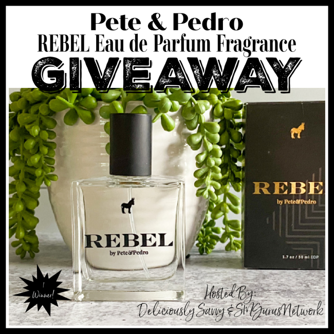 Pete & Pedro REBEL Fragrance Giveaway