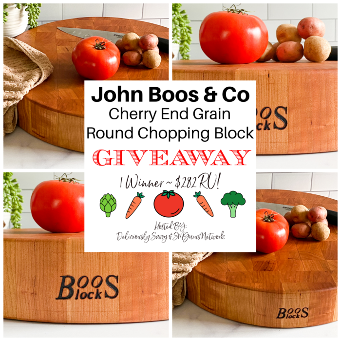 John Boos & Co Giveaway