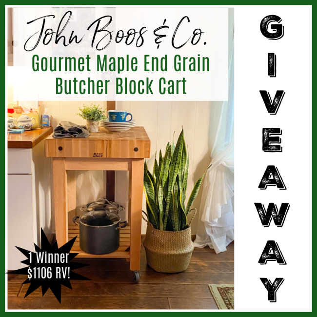 John Boos & Co Giveaway