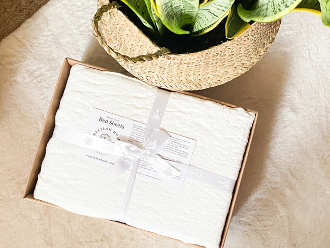 Delilah Home 100% Organic Hemp Bed Sheet Set Giveaway Ends 3/4 #MySillyLittleGang