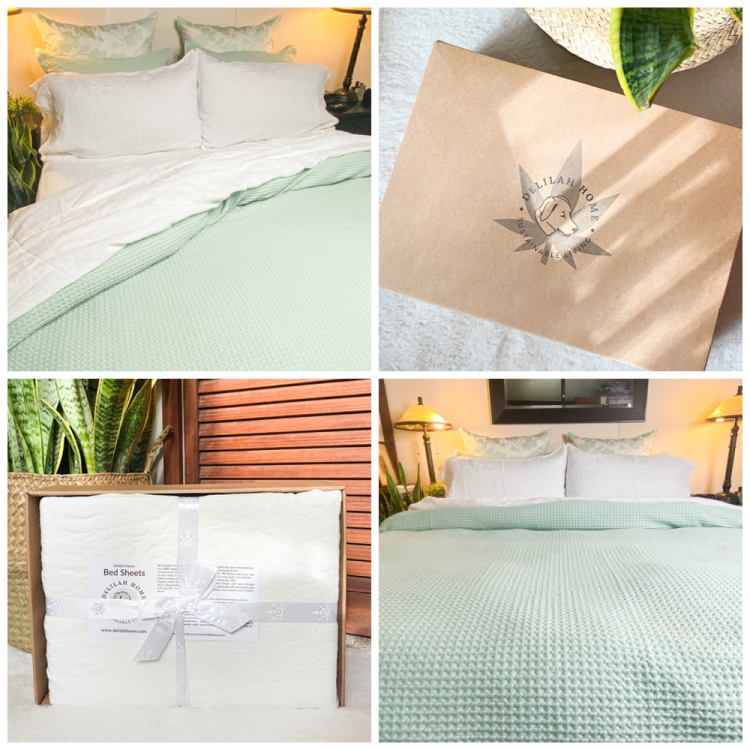 New Natural Hemp Queen Bed Sheet Set + Reviews