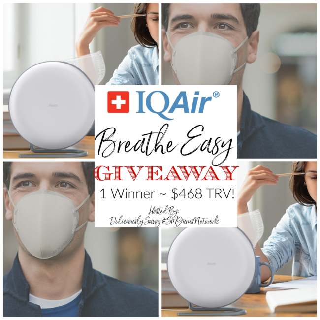 IQAir Breathe Easy Giveaway Ends 3/13