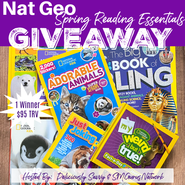 Nat Geo Kids Spring Book Bundle Giveaway Ends 3/31 #MySillyLittleGang