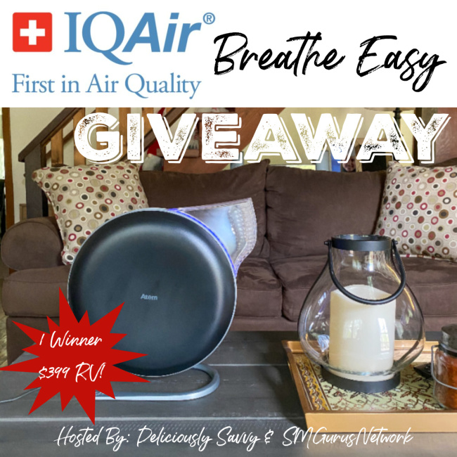 IQAir Breathe Easy Giveaway! Ends 8/31 #MySillyLittleGang