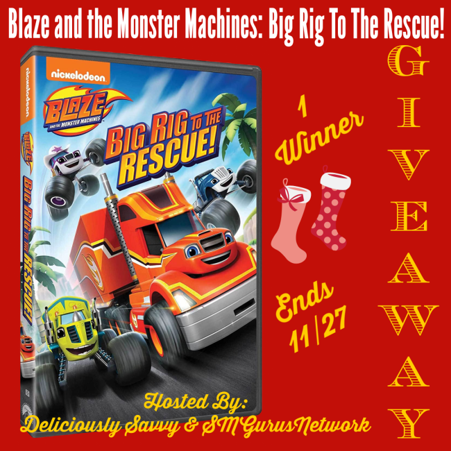 Blaze And The Monster Machines: Big Rig To The Rescue DVD #GIVEAWAY