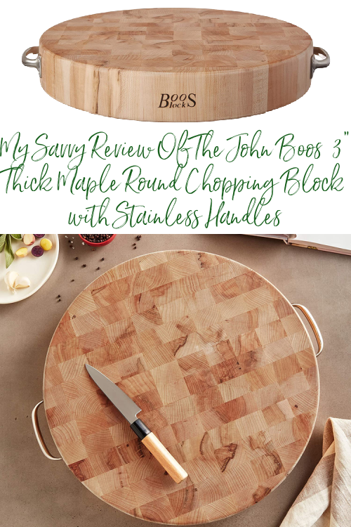 John Boos 3 Maple End Grain Chopping Block Giveaway Ends 1 22 The   JOHNBOOSPinterest Pin 