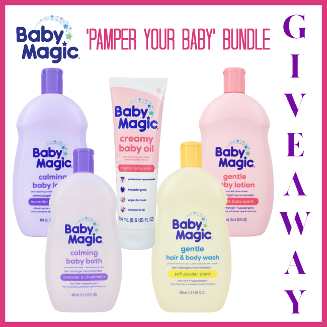 Pamper Your Baby Giveaway (Ends 2/20) @DeliciouslySavv @Baby_Magic