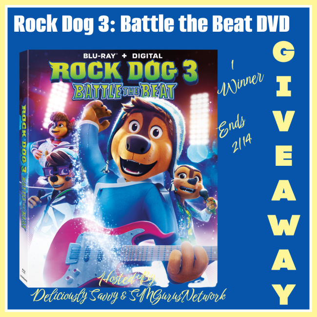 Rock Dog 3: Battle the Beat DVD Giveaway (Ends 2/14) @DeliciouslySavv