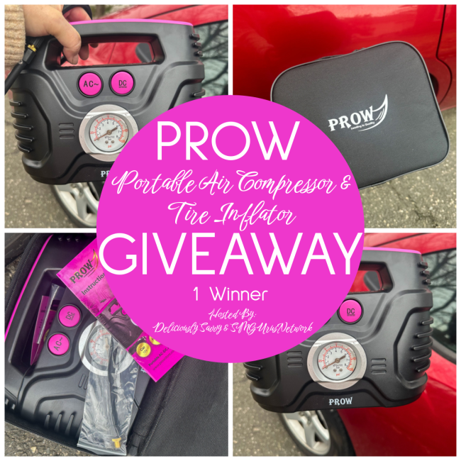 PROW Portable Air Compressor/Tire Inflator Giveaway! #MySillyLittleGang