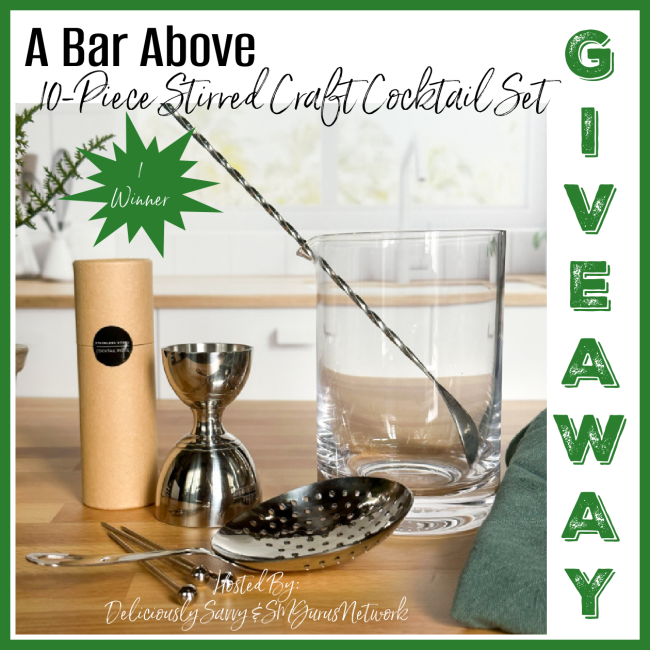 @ABarAbove Cocktail Set Giveaway (Ends 3/31) @DeliciouslySavv