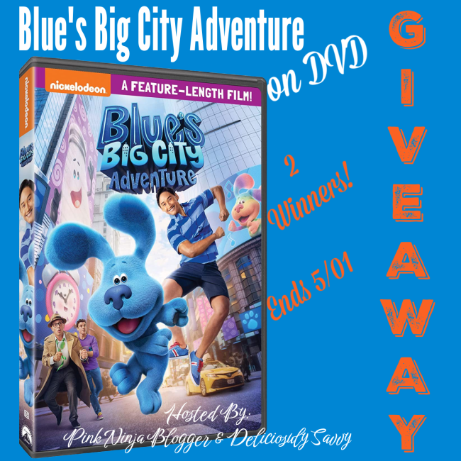 Blue's Big City Adventure DVD Giveaway (Ends 5/1) @DeliciouslySavv @PinkNinjaBlogg @Nickelodeon