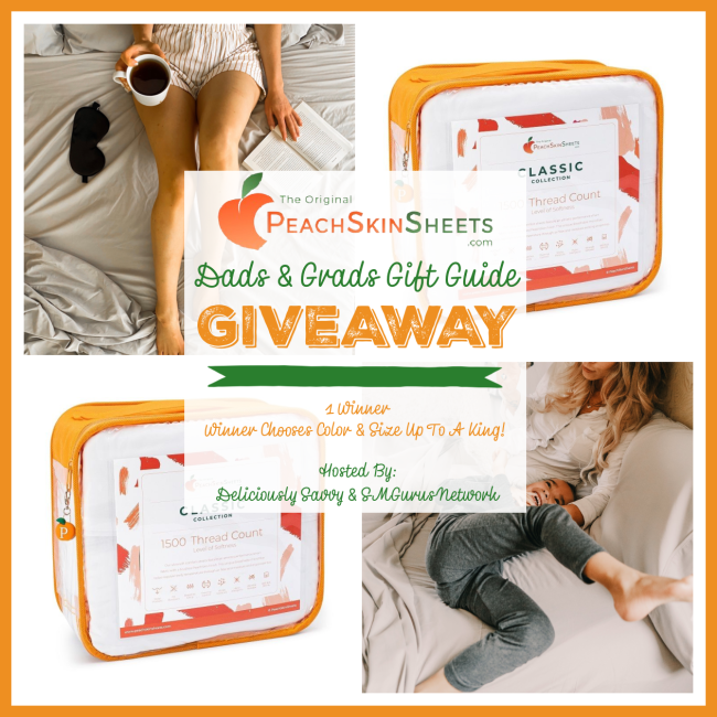 PeachSkinSheets Dads & Grads Gift Guide Giveaway #MySillyLittleGang