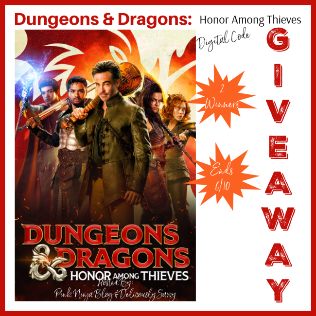 Dungeons & Dragons Digital Code Giveaway (Ends 6/10) @PinkNinjaBlogg @DeliciouslySavv @ParamountMovies @DnDMovie