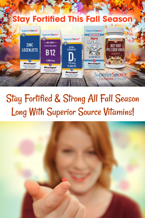 Stay Fortified This Fall Season With Superior Source Giveaway #MySillyLittleGang