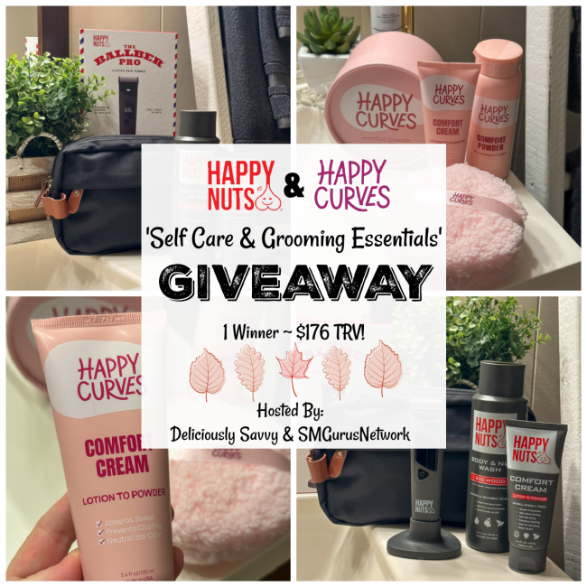 Happy Nuts & Happy Curves 'Self Care & Grooming Essentials' Giveaway