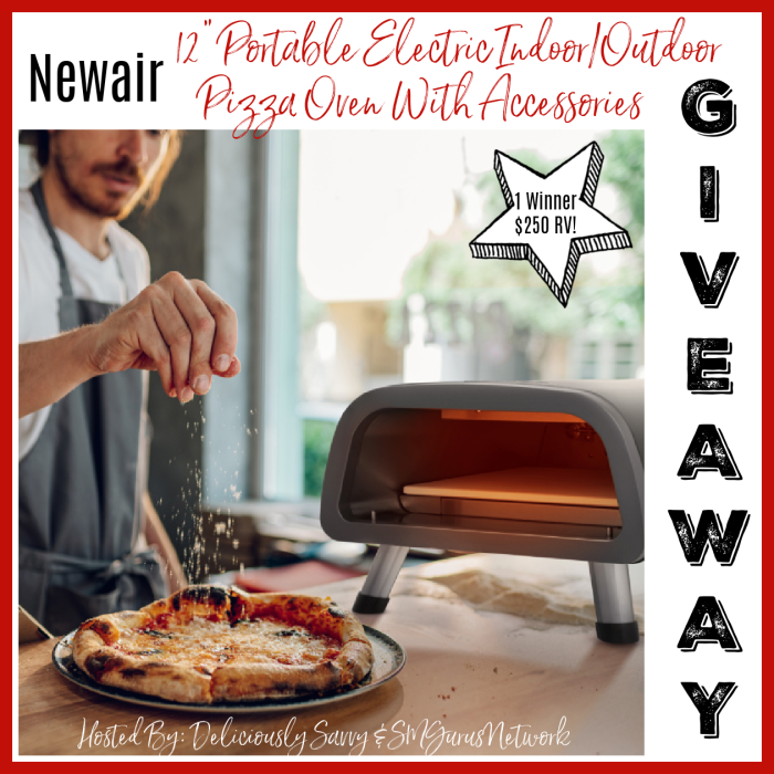Newair 12" Portable Electric Indoor/Outdoor Pizza Oven With Accessories Giveaway #MySillyLittleGang