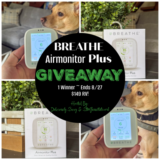 Breathe airmonitor plus giveaway graphic